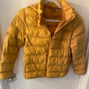 Uniqlo kids Yellow Puffer Jacket